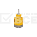 Коронка алмазная профессиональная по керамограниту и железобетону Kranz М14, вакуумное спекание, 50 мм, для УШМ, фото 1