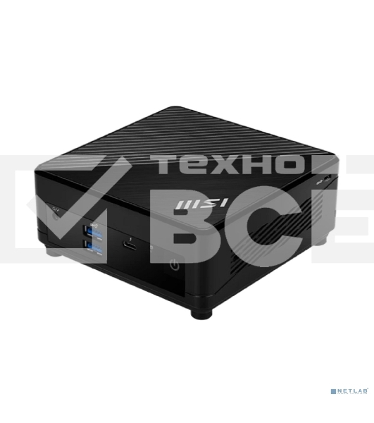 Неттоп MSI Cubi 5 1M-615XRU Core 7 150U (1.8) 16Gb SSD1Tb Graphics CR без ОС 2xGbitEth WiFi BT черный (9S6-B0A821-615)