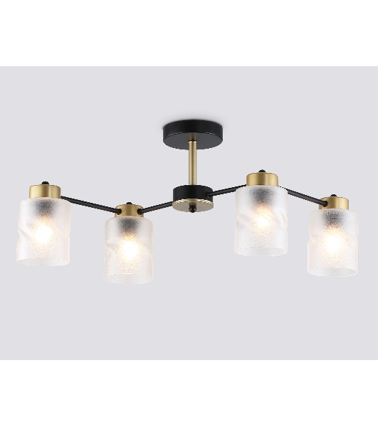 Светильник Ambrella light TR303324/4 BK/GD черный/золото E27/4 max 60W 650*290*270