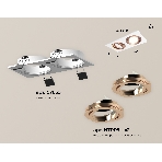 Комплект встраиваемого поворотного светильника Ambrella light XC7635084 SWH/PPG белый песок/золото розовое полированное MR16 GU5.3 (C7635, N7005), фото 1