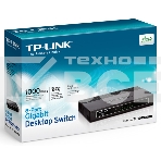 Коммутатор TP-Link SMB TL-SG1008D 8-port Gigabit Switch, plastic case, фото 1