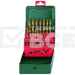 Буры,сверла,долото Metabo 627156000 Набор HSS-TiN 19 свёрел (1-10мм) в мет.кор., фото 1