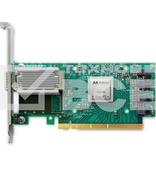 Mellanox ConnectX-5 VPI adapter card, EDR IB (100Gb/s) and 100GbE, single-port QSFP28, PCIe3.0 x16, tall bracket, ROHS R6