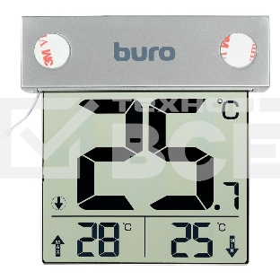 Термометр Buro P-6041 серебристый