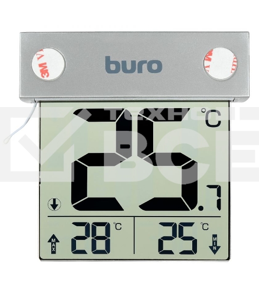 Термометр Buro P-6041 серебристый