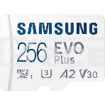 Флеш карта microSDXC 256Gb Class10 Samsung MB-MC256KA/RU EVO PLUS + adapter, фото6