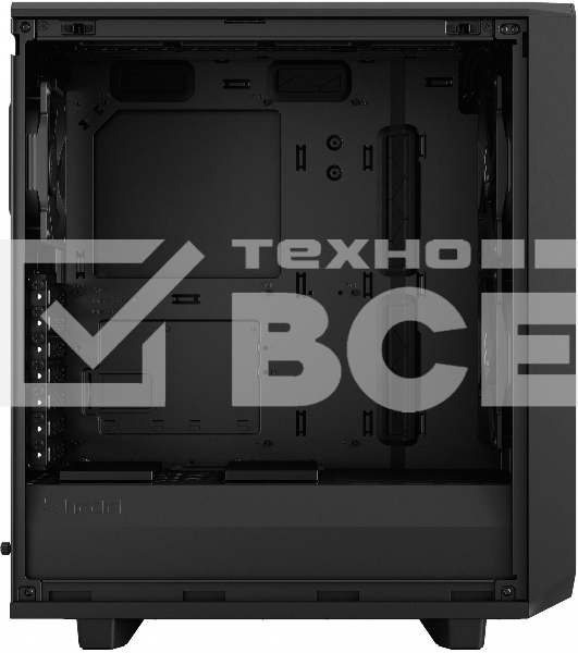 Корпус Fractal Design MESHIFY 2 COMPACT BLACK - TG / ATX, TG / 2x140mm & 1x120mm fans inc. / FD-C-MES2C-03