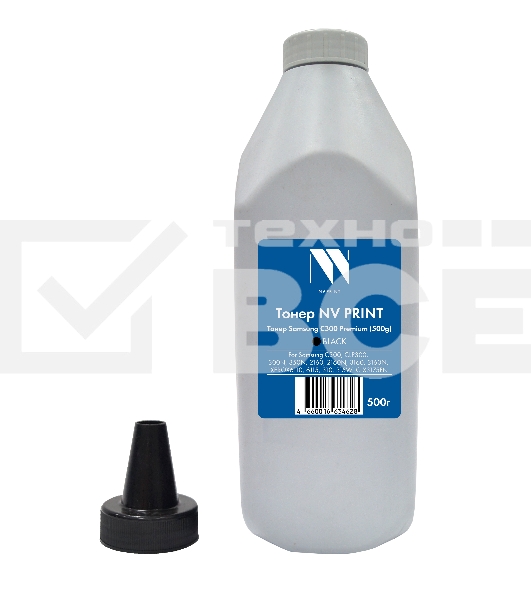 Тонер NVP для Samsung C300/CLP300/300N/350N/2160/2160N/3160/3160N/XEROX6110/6115/310/315W/CLX3175FN Premium (500 г) Black