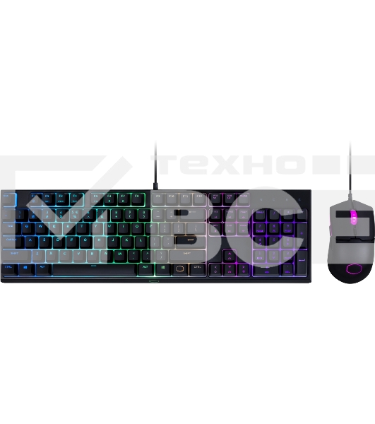 Комплект: Игровая клавиатура+мышь Cooler Master Keyboard Combo, MS110, RU layout, Revised