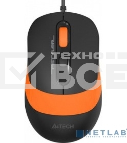 Клавиатура + мышь A4Tech Fstyler F1010 клав:черный/оранжевый мышь:черный/оранжевый USB Multimedia