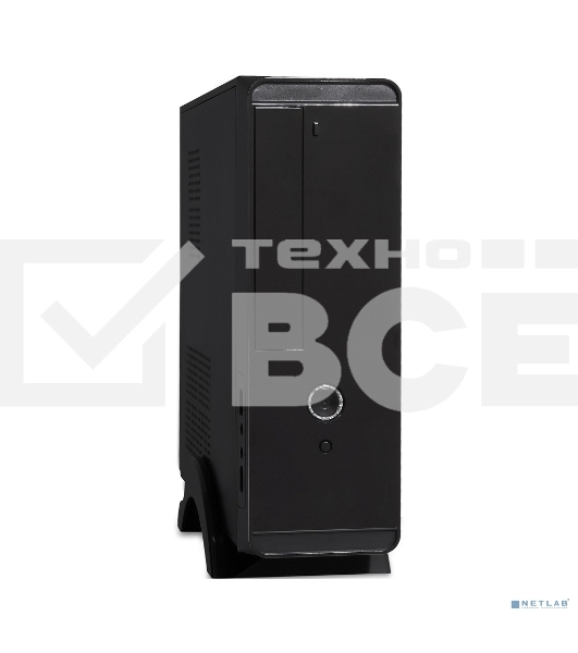 Компьютерный корпус MiniITX Exegate MI-209 Black, miniITX/mATX, <M300, 80mm>, 2*USB, Audio