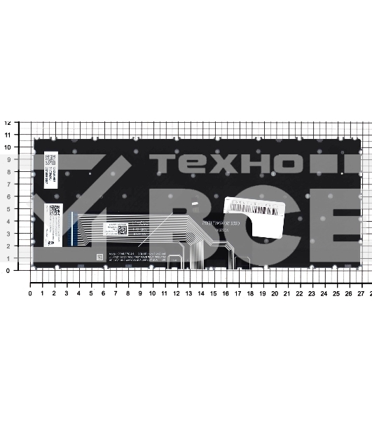 Клавиатура для ноутбука Lenovo Yoga Slim 7 Carbon 13ITL5, белая