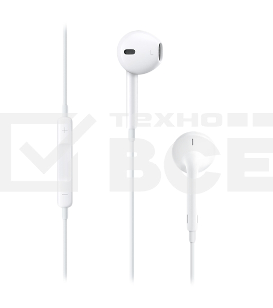 Гарнитура Apple EarPods MNHF2ZM/A белый