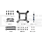 Система охлаждения PCCooler DA360 Pro ARGB BK (300W, 360mm, Black, ARGB/ Fans: 3x120mm, 75.8CFM, 33.7dBA, 2200RPM/ Pump height 57mm, 28dBA, 3000RPM, Rad thickness 27mm/ S: 1851, 1700, 1200, 20XX, 115X, AM5, AM4), фото6