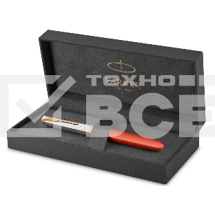 Ручка перьевая Parker 51 Premium (CW2169071) Red Rage GT, F, сталь нержавеющая, подарочная коробка
