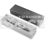 Ручка шариковая Parker IM Writing Rituals K331 (2203898) серый M син. черн. подар.кор., фото7