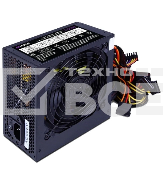 Блок питания HIPER HPB-750, 750Вт, 80 PLUS Bronze, 120мм, черный