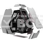 Компьютерный корпус JONSBO TR03-G Silver без БП, боковая панель из закаленного стекла, mini-ITX, micro-ATX, ATX, серебристый, фото 1