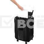 Шредер Fellowes AutoMax 80M FS-46215 , минирезка, DIN P-4, 4х12 мм, автоподача 80 лст., 17 лтр., автореверс, уничт.: скобы, скрепки, пл. карты, фото2