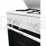Комбинированная плита Gorenje GK5A12WG, полезный объем 68 л, очистка паром AquaClean, сводчатая форма духовки, механическое управление, электроподжиг, цвет белый, фото5
