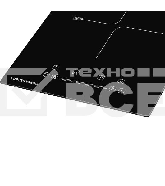 Встраиваемая варочная панель ICS 311 Индукционная, домино, коллекция High-Tech, 30 см, прямые края, 9 уровней мощности, инвертер, бустер, блокировка управления, Stop and Go, таймер, автоматическое отключение, электронное сенсорное/слайдерное управление, F