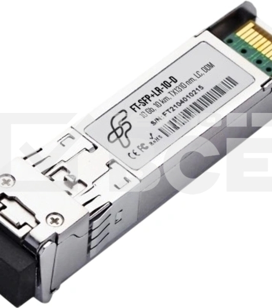 Трансивер FT-SFP+LR-10-D 10G, SFP+, LC SMF 10km, 1310nm laser, Fibertrade (аналог AFCT-739DMZ)