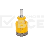 Коронка алмазная профессиональная по керамограниту и железобетону Kranz М14, вакуумное спекание, 45 мм, для УШМ, фото 1