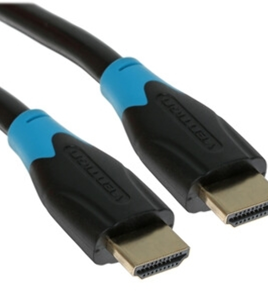 Кабель Vention HDMI High speed v2.0 with Ethernet 19M/19M угол 270 - 2м