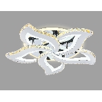 Управляемый светодиодный светильник Ambrella light FA1723/5 CH хром 105W 3000K/4200K/6400K 550*540*90 (ПДУ РАДИО 2.4G), фото4