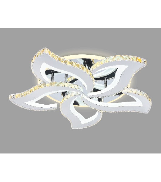 Управляемый светодиодный светильник Ambrella light FA1723/5 CH хром 105W 3000K/4200K/6400K 550*540*90 (ПДУ РАДИО 2.4G)