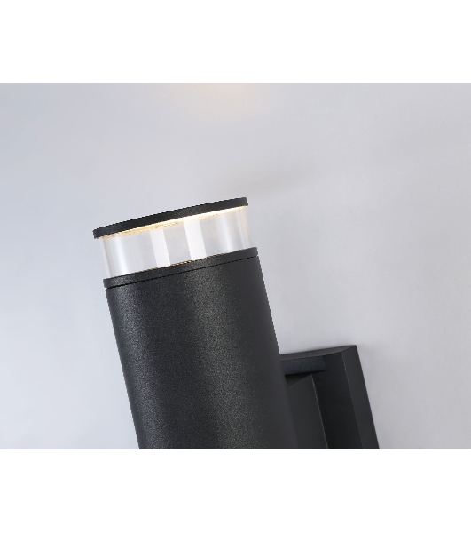 Светильник Ambrella light ST3821/2 BK/CL черный/прозрачный IP54 GU10/2 max 35W 310*90*160