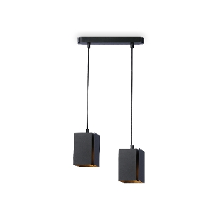 Светильник подвесной TN5133/2 BK черный E27/2 max 40W 260*80*1150