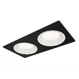 Комплект встраиваемого светильника Ambrella light XC7636001 SBK/SWH черный песок/белый песок MR16 GU5.3 (C7636, N7010)