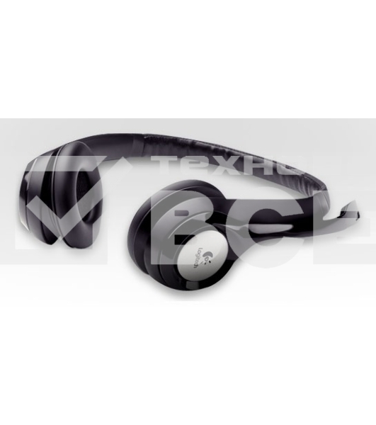 Гарнитура Logitech Headset Logitech H390 USB черный