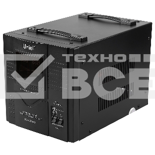 Стабилизатор UNIEL RS-1/3000  однофазный, цифровой 220В, 2400Вт, вх.140-260В