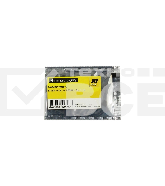 Чип Hi-Black к картриджу HP CLJ Pro M154/MFP M281 (CF530A), Bk, 1,1K