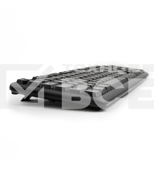 Клавиатура Gembird KB-8320U-Ru_Lat-BL, черный, USB, кнопка переключения RU/LAT,104 клавиши