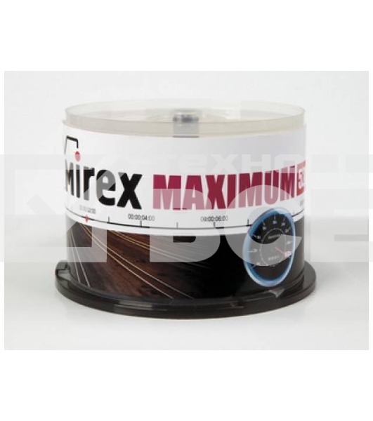 Диск CD-R Mirex 700 Mb, 52х, Maximum, Cake Box (50), (50/300)