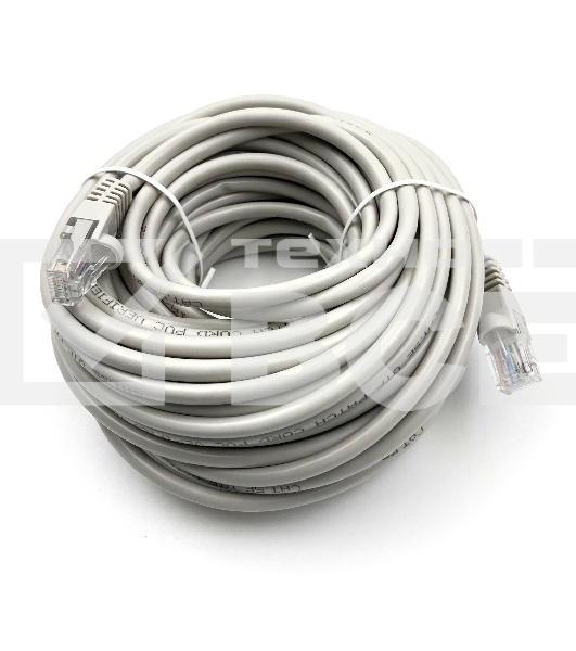 Патч-корд Buro UTP cat5E 15м серый RJ-45 (m)-RJ-45 (m)