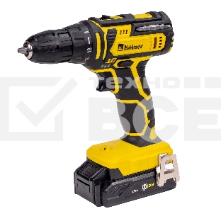 Дрель-шуруповерт аккумуляторная Kolner KCD 16-2L, Аккумуляторная, 16В, 2 АКБ