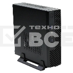 Компьютерный корпус Slim Case Powerman ME100S-BK front fan 4cm, 120W adapter, Mini ITX, VESA, фото 1