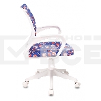 Кресло детское Бюрократ KD-W4 синий крестовина пластик пластик белый, фото7