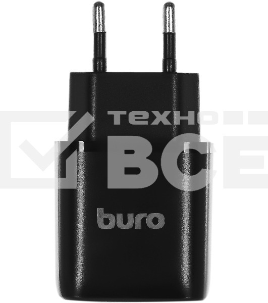 Сетевое зарядное устройство Buro BUWG1 3A QC черный
