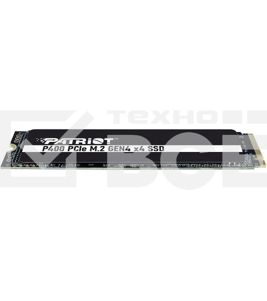 Накопитель SSD Patriot P400, 1Tb, PCIe 4.0 x4, M.2 2280, NVMe, R/W 5000/4800, с радиатором