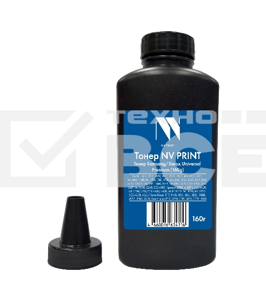 Тонер NVP Samsung/Xerox Universal (160г) пакет для ML-1610, 1615, 1620, 1625, 2010, 2015, 2020, 2510, 2570, 2571, SCX-4321, 4521, ML-1410, 1500, 1510, ML-1710, 1740, 1745, 1750, 1755, 1780, ML-2160, 2162, 2165, 2167, 2168, SCX-3400, 3405, 3407, SF-760P, M