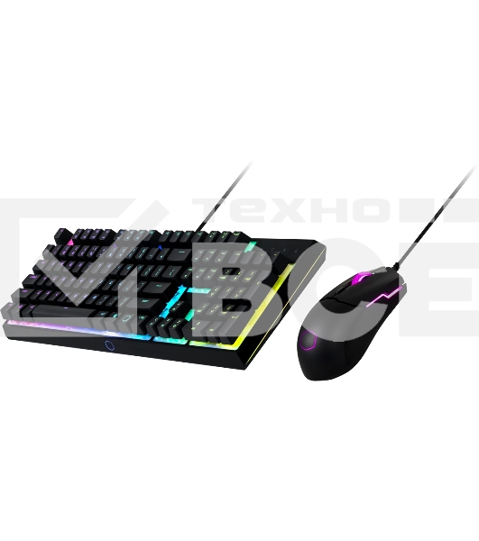 Комплект: Игровая клавиатура+мышь Cooler Master Keyboard Combo, MS110, RU layout, Revised