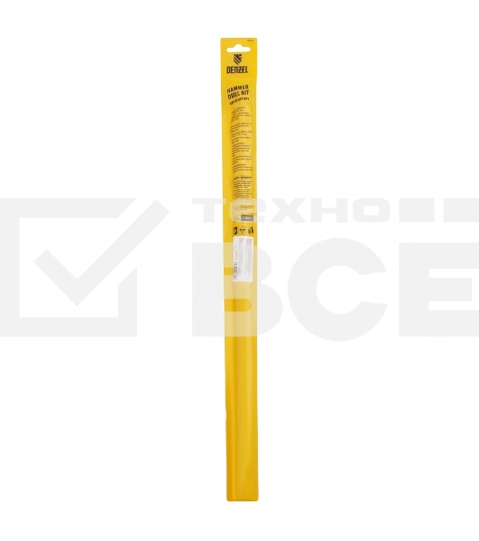 Бур по бетону, двойная спираль, Cobalt W-tip, 22x460 мм, SDS PLUS Denzel