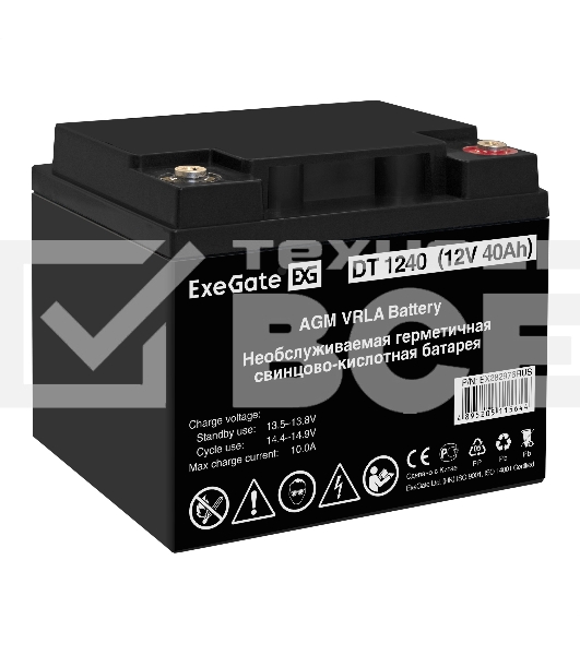 Комплект Источник бесперебойного питания EX295998RUS + батарея 40Aч EX282976RUS 2шт (инвертор, синус, для котла, настенный) ExeGate FineSine SX-1500.LCD.AVR.2SH <1500VA/1050W, чистая синусоида, цветной LCD-дисплей, AVR, 2*Schuko, линейно-интерактивный, кр