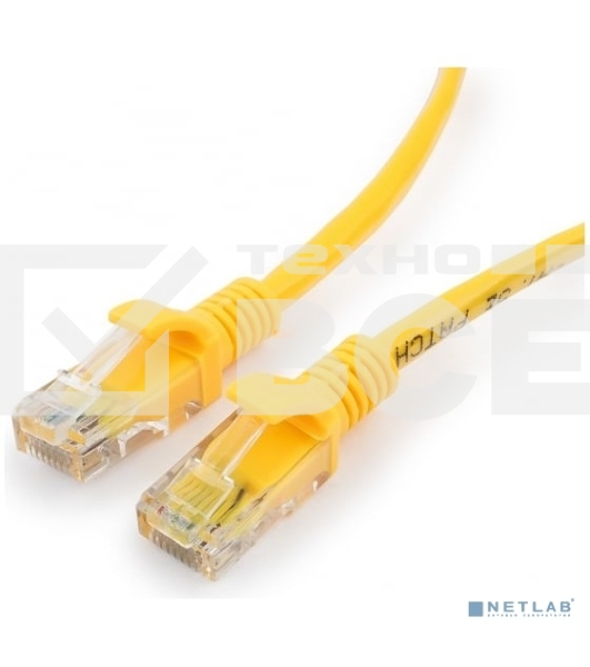 Патч-корд UTP Cablexpert PP12-30M/Y кат.5e, 30м, литой, многожильный (жёлтый)