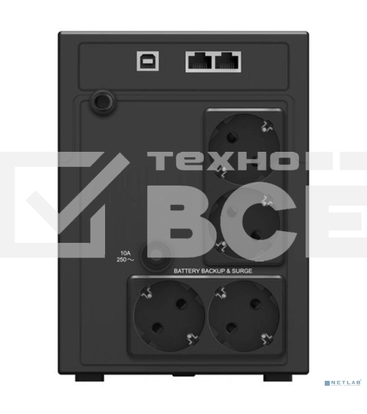 Источник бесперебойного питания Ippon Smart Power Pro II Euro 1200 720Вт 1200ВА черный